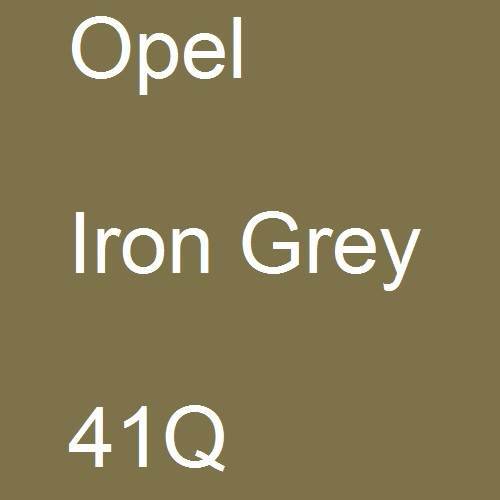 Opel, Iron Grey, 41Q.